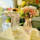 Vaso De Vidro Trouxinha Murano Ametista Veneza