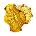 Vaso De Vidro Trouxinha Murano Grande Âmbar Veneza