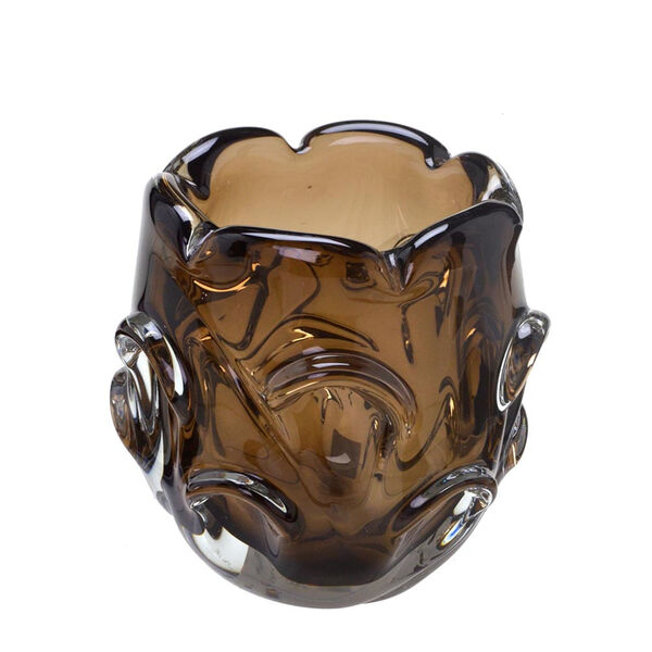 Vaso De Vidro Vulcano 12cm Espressione