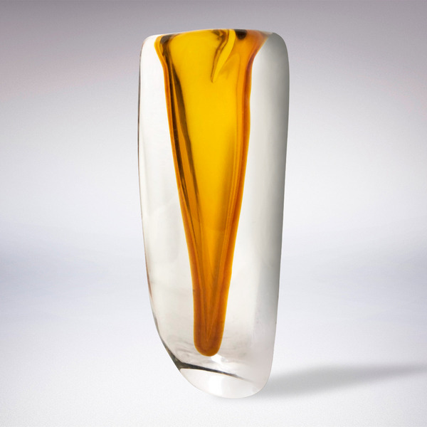 Vaso Decor Fenda Alongado Garnet