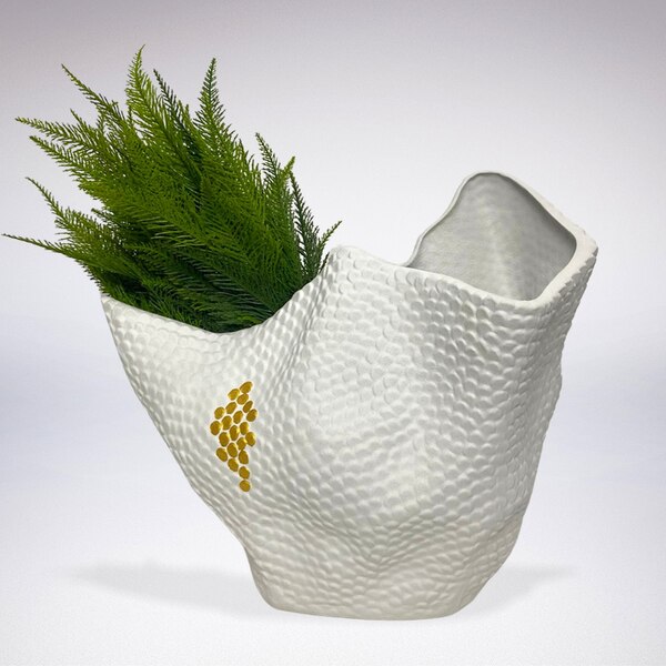 Vaso Decor Manaslu Coleção Escamas