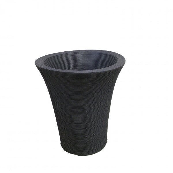 Vaso Decor Plant Circular Grande Preto