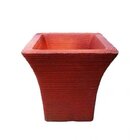 Vaso Decor Plant Quadrado Pequeno Terra Cota