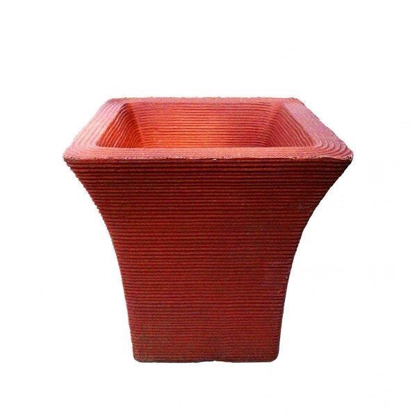 Vaso Decor Plant Quadrado Pequeno Terra Cota