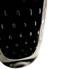 Vaso Decor Preto Coleção Texturizado Sopro Mod 2