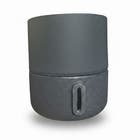 Vaso Decor Urbi (22x20) Cor Basalto Brota