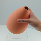 Vaso Decorativo  Home&co Cerâmica 21x16x16cm Pêssego