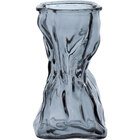 Vaso Decorativo Amassado Home&co Vidro 17x7x9cm Fume