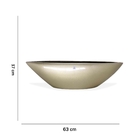 Vaso Decorativo Barca Ouro Velho 17x63x17cm - Indo Decorar