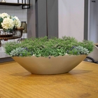 Vaso Decorativo Barca Ouro Velho 17x63x17cm - Indo Decorar