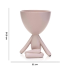 Vaso Decorativo Bob Robert Plant Rosa 14 5x11x10 Cm - Indo De