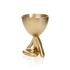 Vaso Decorativo Bob Robert Planta Em Poliresina Dourado 14 5x