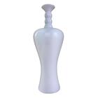 Vaso Decorativo Branco Brilho Em Cerâmica 34cm - Ana Maria