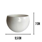 Vaso Decorativo Cachepot Redondo P/ Plantas E Flores