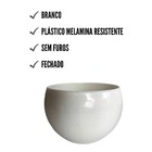 Vaso Decorativo Cachepot Redondo P/ Plantas E Flores