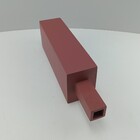 Vaso Decorativo Caixa Home&co Resina 35x10x7cm Vermelho