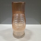 Vaso Decorativo Caracol Home&co Vidro 24x17x6cm Âmbar