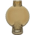 Vaso Decorativo Caracol Home&co Vidro 24x17x6cm Âmbar