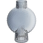 Vaso Decorativo Caracol Home&co Vidro 24x17x6cm Fumê