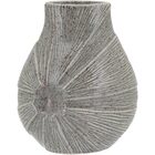 Vaso Decorativo Cerâmica Marfim Home&co Prune P/ Quarto Sala