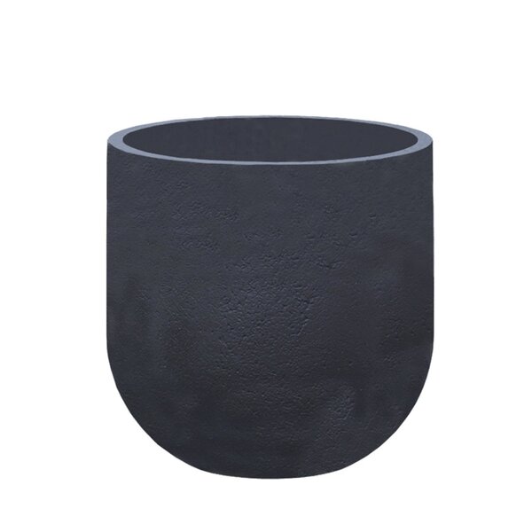 Vaso Decorativo Cilíndrico Rústico  44 Grafite