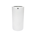 Vaso Decorativo Cilindro Branco 70x34x34 Cm - Indo Decorar