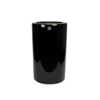 Vaso Decorativo Cilindro Preto 50x34x34 Cm  - Indo Decorar