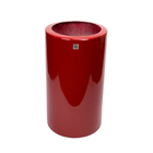 Vaso Decorativo Cilindro Vermelho Lira 70cm B02 - D'rossi