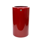 Vaso Decorativo Cilindro Vermelho Lira 70cm B02 - D'rossi