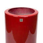 Vaso Decorativo Cilindro Vermelho Lira 70cm B02 - D'rossi