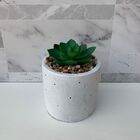 Vaso Decorativo Com Pintura Artesanal E Estampa Pintinhas