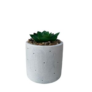 Foto de Vaso Decorativo Com Pintura Artesanal E Estampa Pintinhas