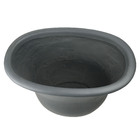 Vaso Decorativo Composto Mineral Cinza 80 5x50 5x81cm