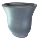 Vaso Decorativo Composto Mineral Cinza 80 5x50 5x81cm