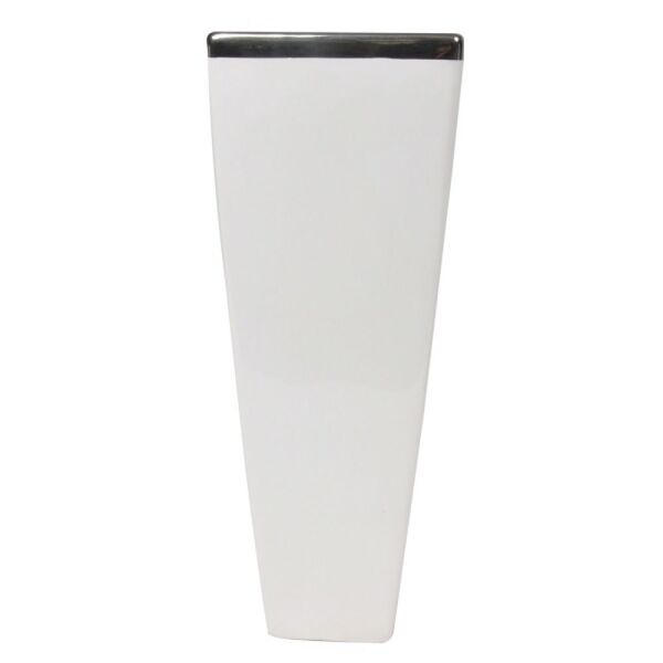 Vaso Anatomico A Forma Di Cuore, In Resina, A Forma Di Vaso Per Fiori Bianco 88333589