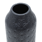 Vaso Decorativo De Cerâmica Preto 31cm