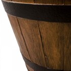 Vaso Decorativo De Composto Mineral Marrom 37x56cm