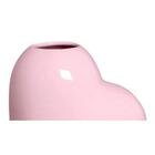 Vaso Decorativo De Coração Em Cerâmica 16cm Rosa – Silveira