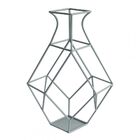 Vaso Decorativo De Metal 22cm X 9cm X 31 5cm