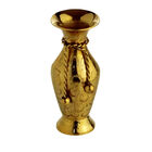 Vaso Decorativo De Metal Dourado 10cm