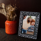 Vaso Decorativo De Porcelana Vermelho 14cm