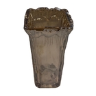 Vaso Decorativo De Vidro Ambar