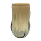 Vaso Decorativo De Vidro Champanhe 24cm Rod0059 Btc