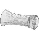 Vaso Decorativo De Vidro Transparente Design Laila 19x9x9cm