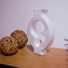 Vaso Decorativo Em Cerâmica Vasado Branco 29x19 Cm F04 - D'ro