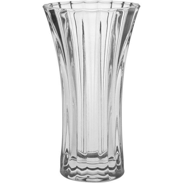 Vaso Decorativo Enfeite 20x11x11cm Vidro Transparente