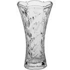 Vaso Decorativo Enfeite 24x13x13cm Vidro Transparente
