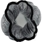 Vaso Decorativo Enfeite 25x15x14cm Vidro Cinza