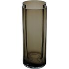 Vaso Decorativo Enfeite 26x16x10cm Vidro Âmbar