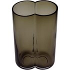 Vaso Decorativo Enfeite 26x16x10cm Vidro Âmbar